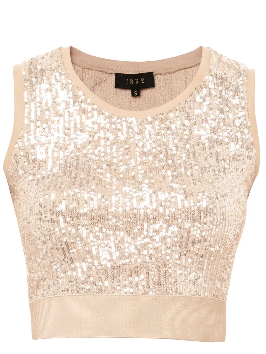 Топ с пайетками