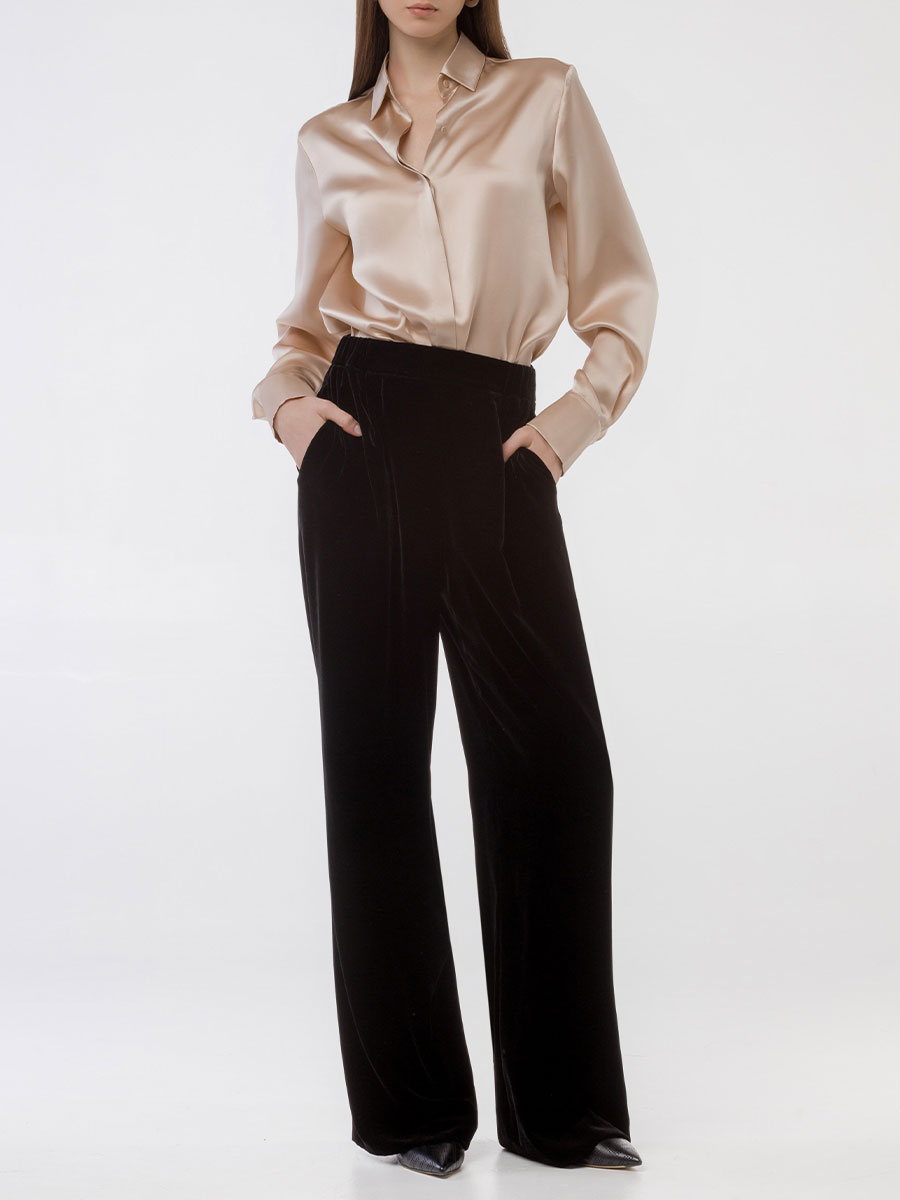 Блуза шелковая