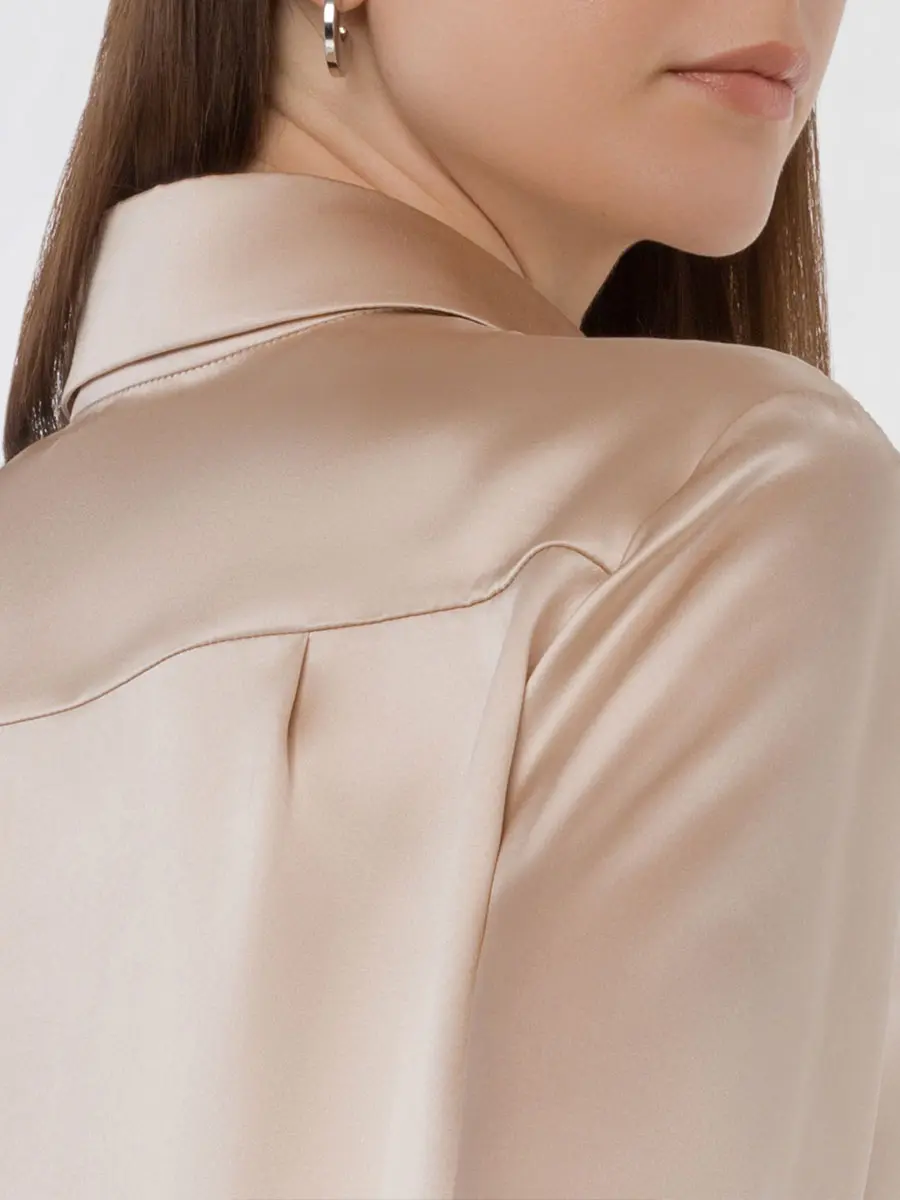 Блуза шелковая