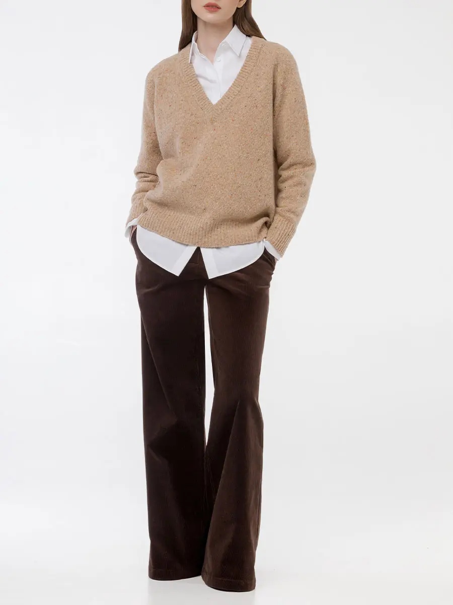 Пуловер шерстяной