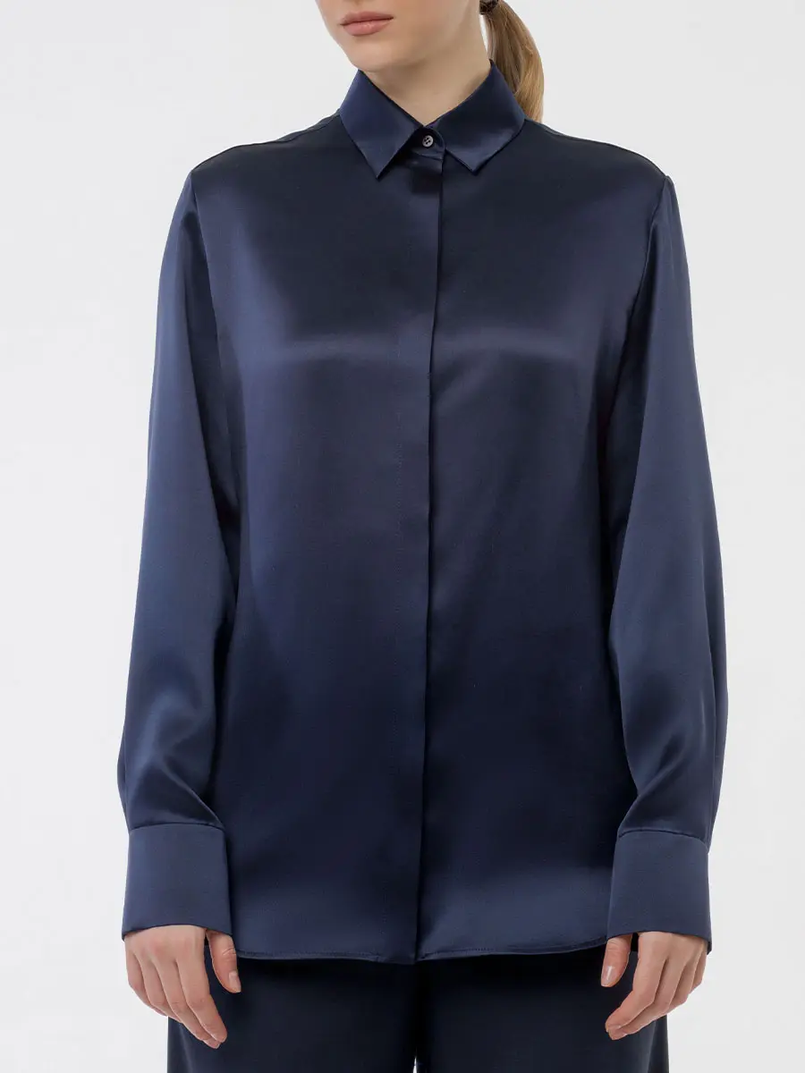 Блуза шелковая