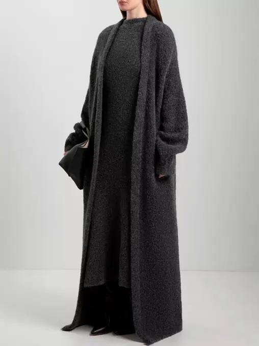 Кардиган из шерсти альпака FREE AGE