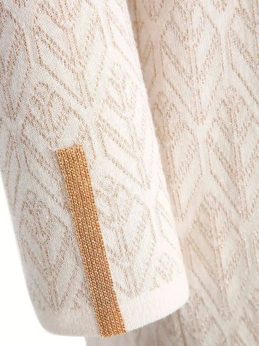 Платье из шелка и кашемира