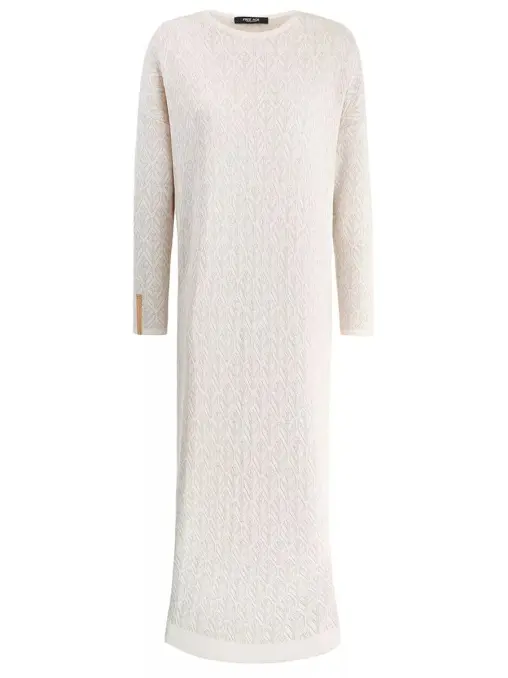 Платье из шелка и кашемира FREE AGE