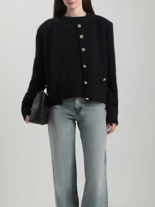 Жакет из шерсти альпака FREE AGE