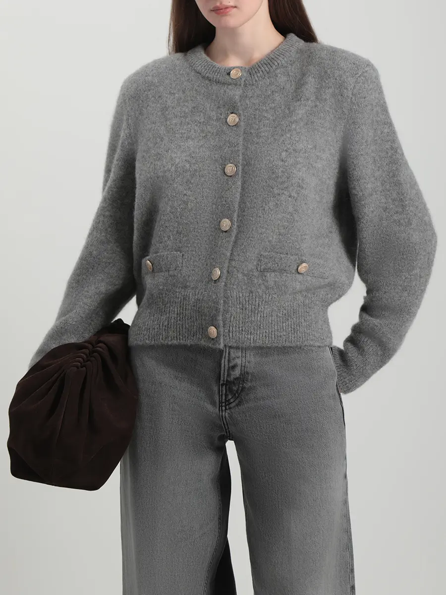 Жакет из шерсти альпака