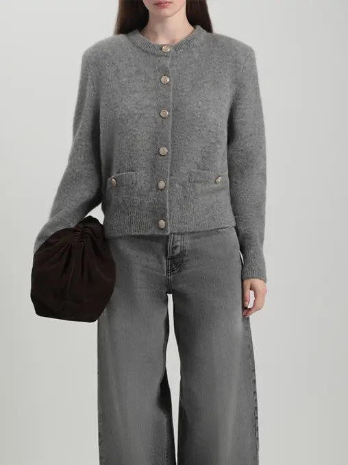 Жакет из шерсти альпака FREE AGE