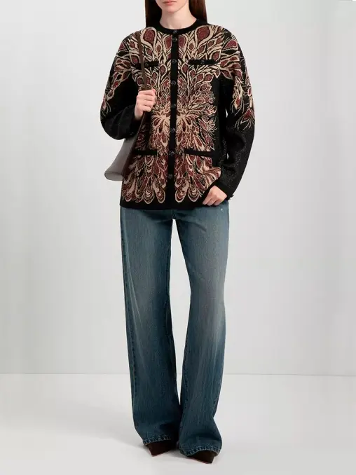 Кардиган из шелка и кашемира FREE AGE