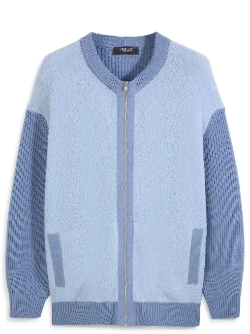Кардиган из шерсти и кашемира FREE AGE