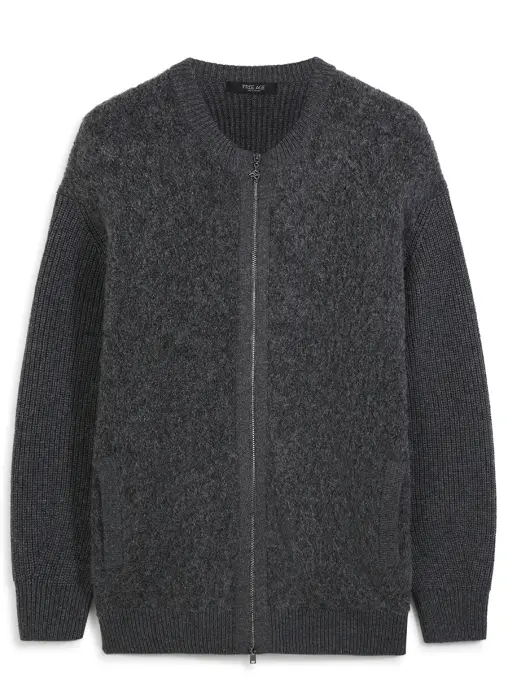 Кардиган из шерсти и кашемира FREE AGE