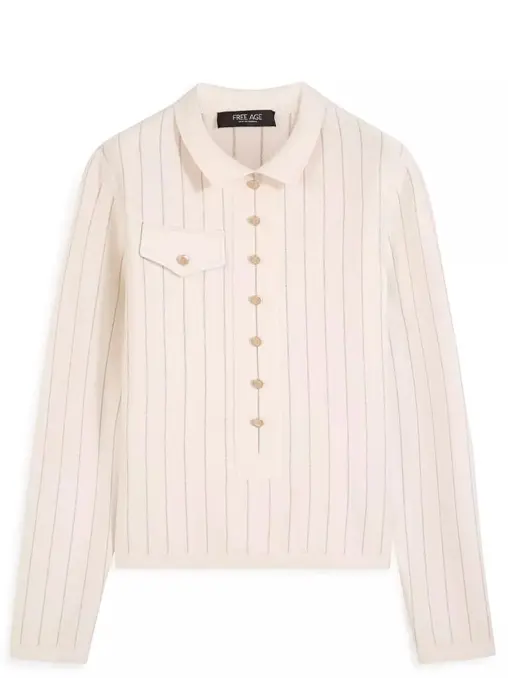 Поло из шелка и кашемира FREE AGE