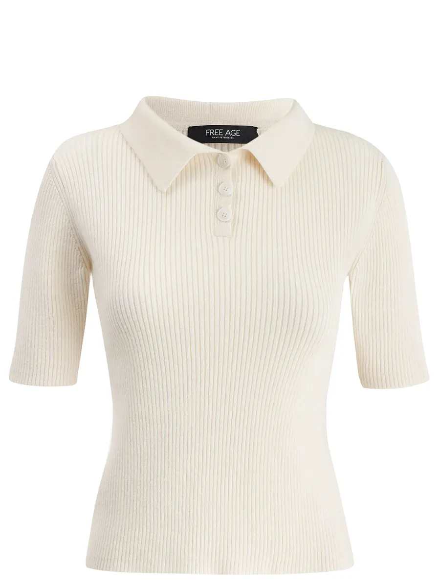 Поло из шерсти и кашемира