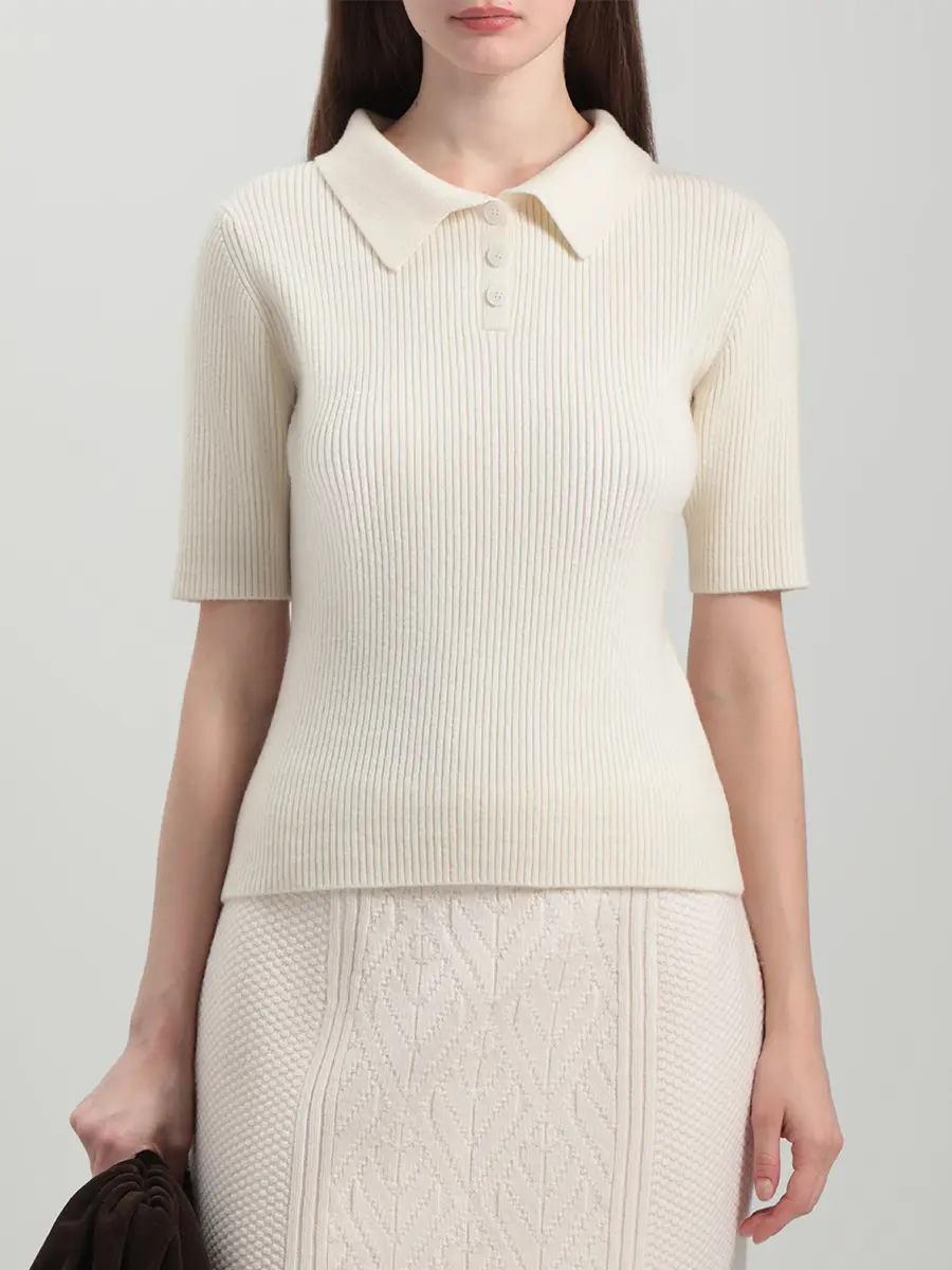 Поло из шерсти и кашемира