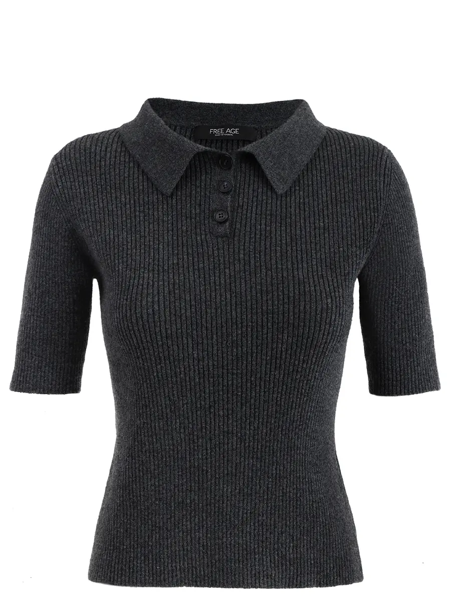 Поло из шерсти и кашемира