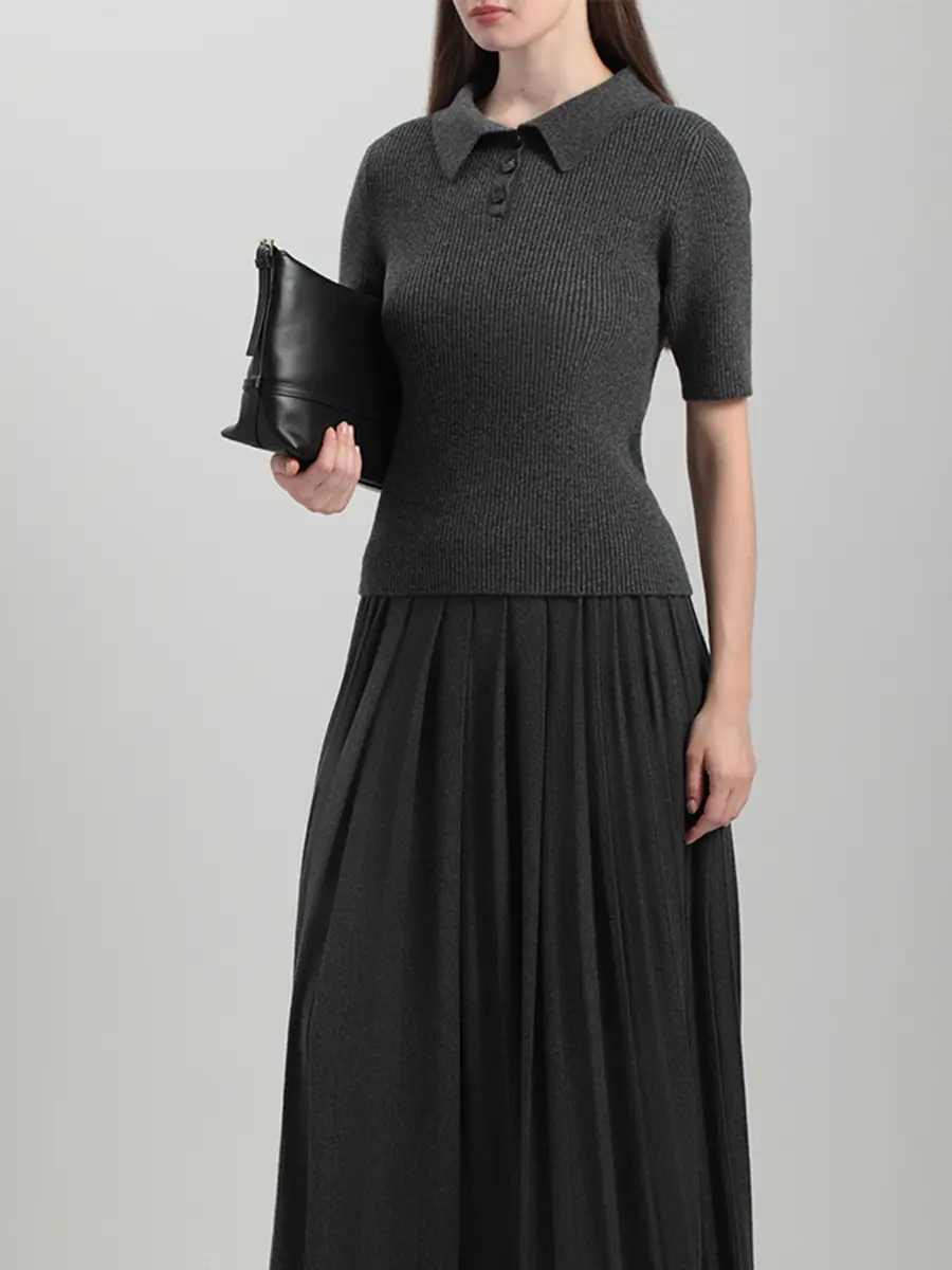 Поло из шерсти и кашемира