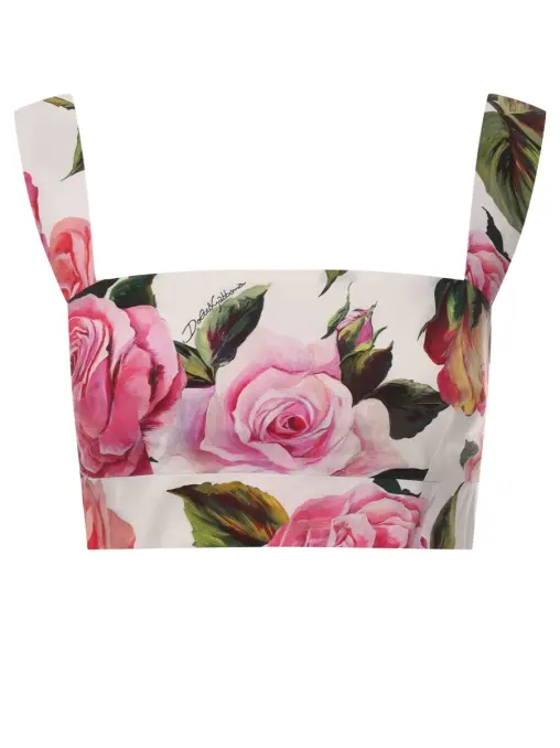 Топ хлопковый DOLCE & GABBANA