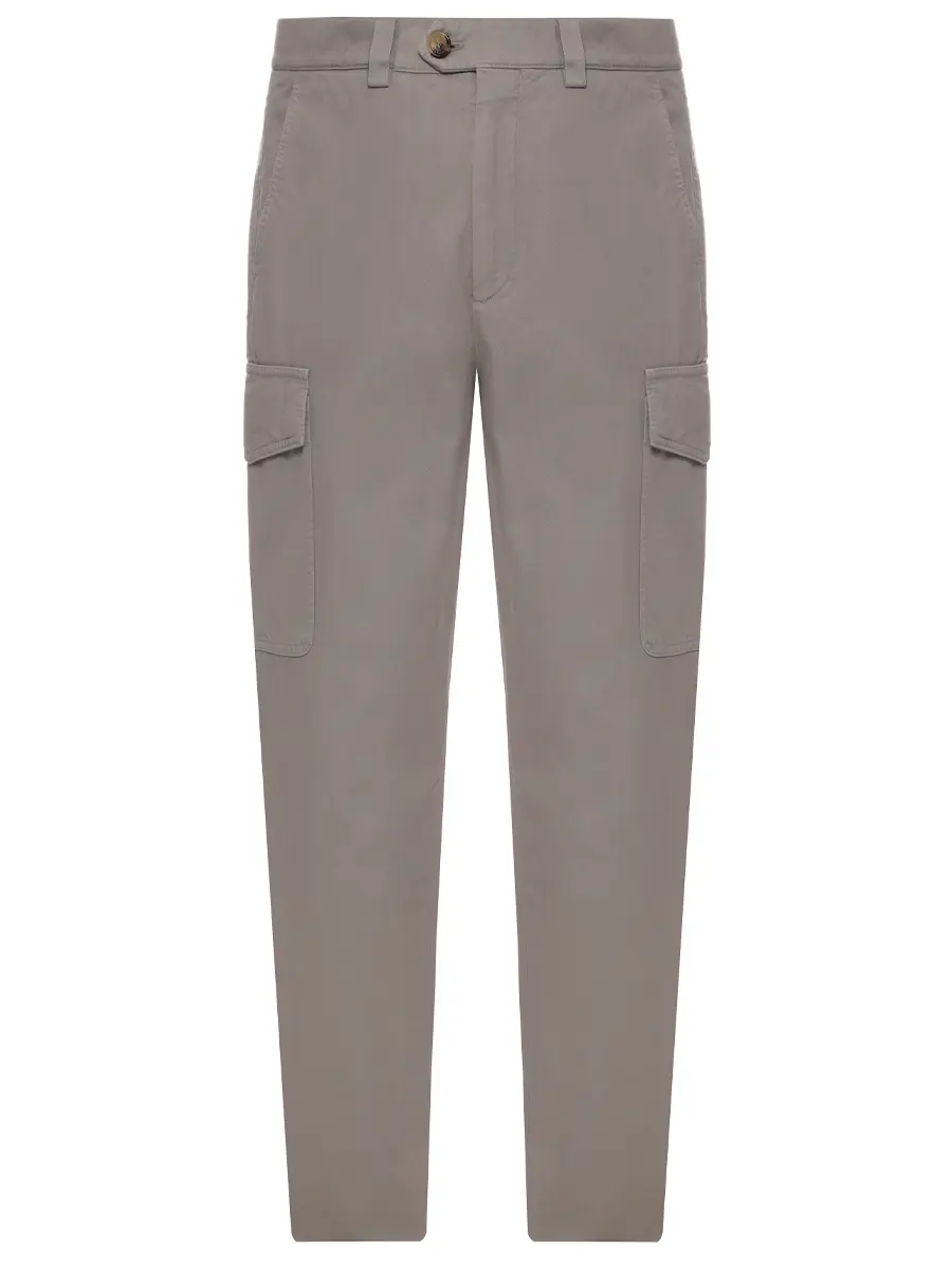 Брюки-карго хлопковые
