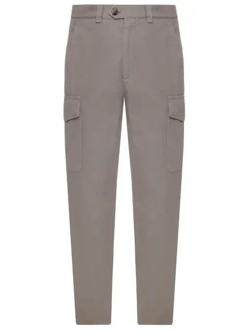 Брюки-карго хлопковые BRUNELLO CUCINELLI