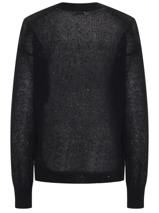 Кардиган изо льна и шелка BRUNELLO CUCINELLI