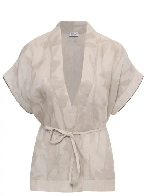 Блуза льняная BRUNELLO CUCINELLI