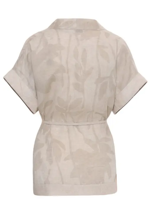 Блуза льняная BRUNELLO CUCINELLI