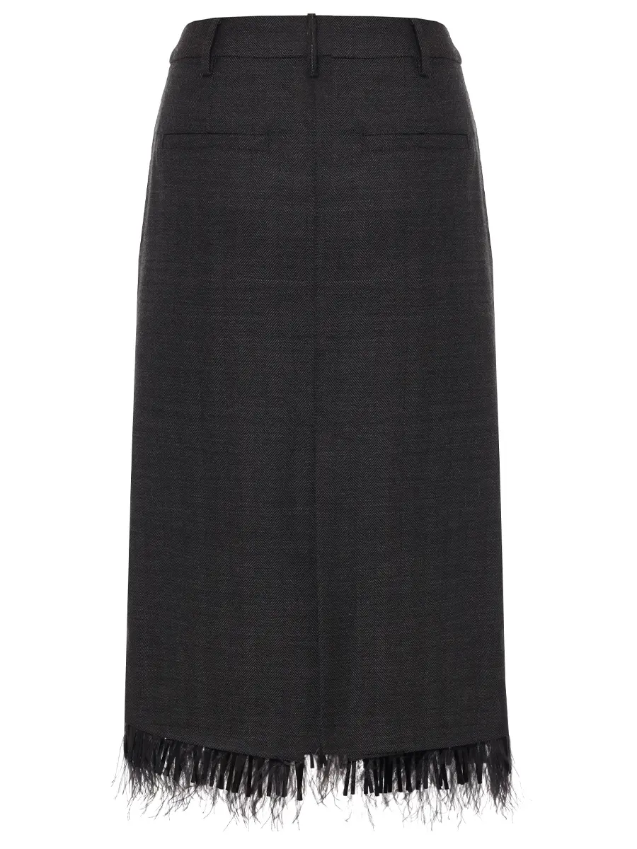 Юбка шерстяная