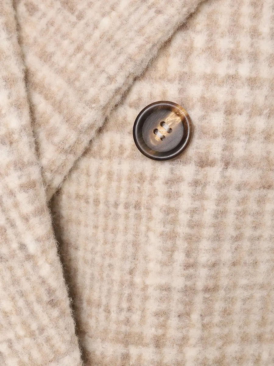 Пальто шерстяное