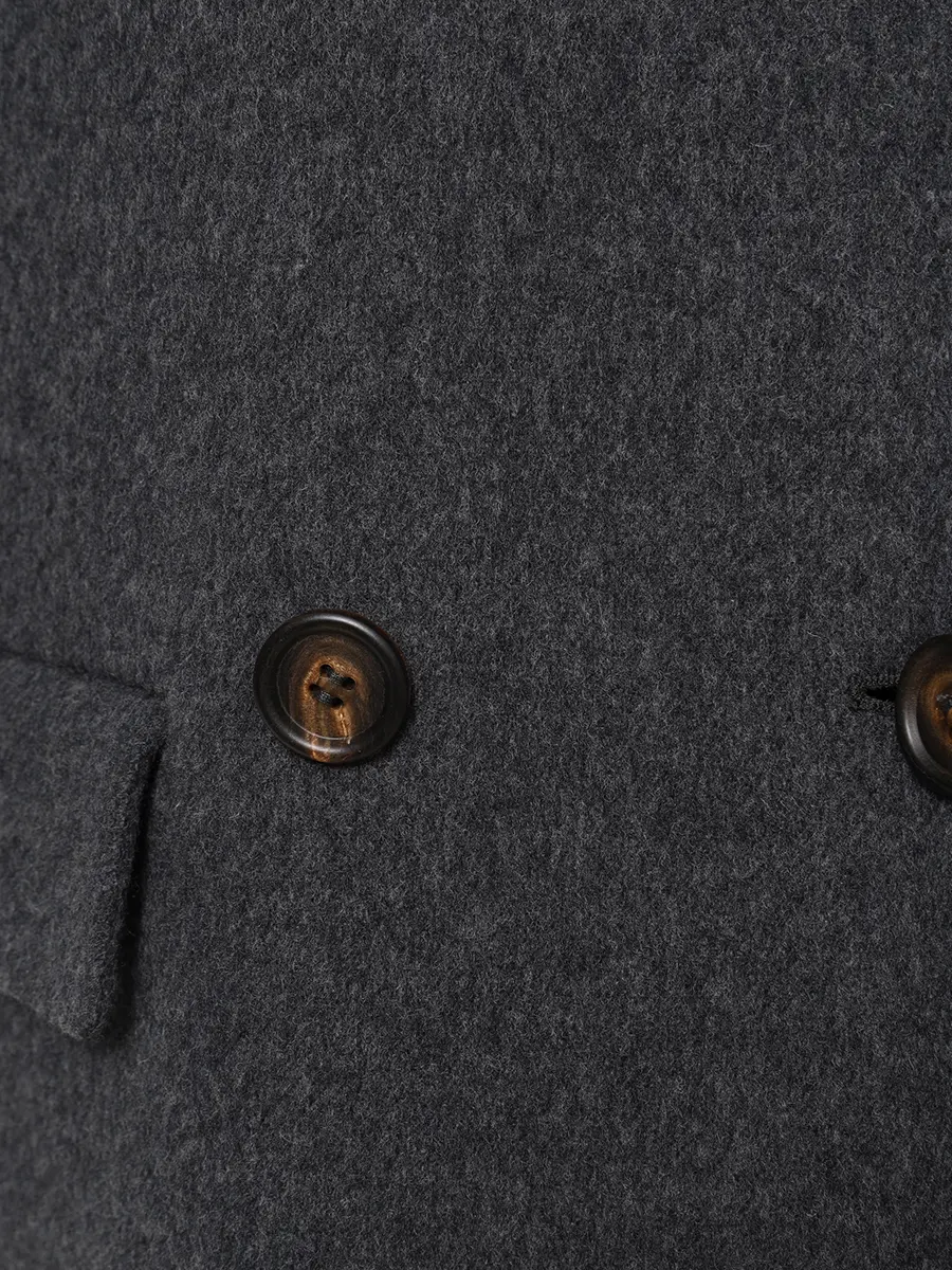 Пальто шерстяное