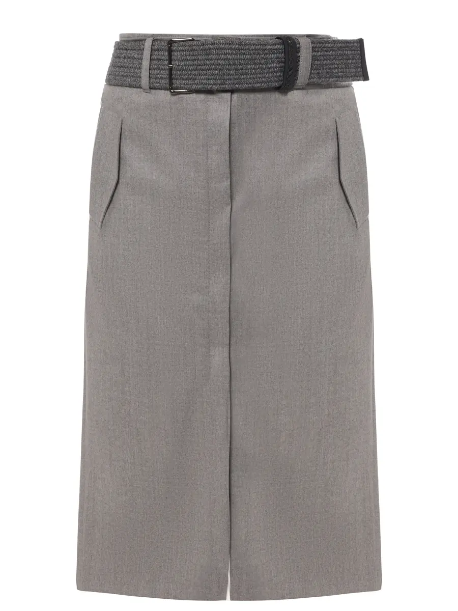 Юбка шерстяная