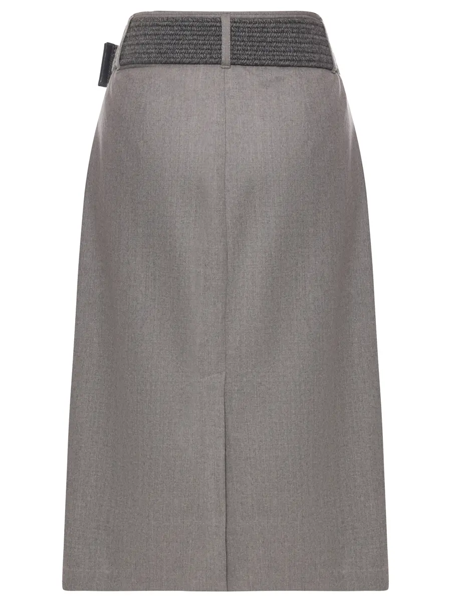 Юбка шерстяная