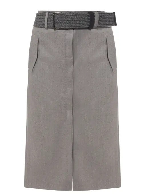 Юбка шерстяная BRUNELLO CUCINELLI