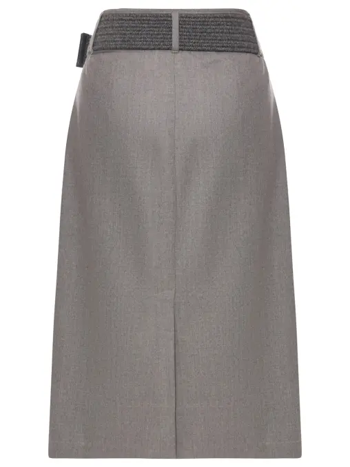 Юбка шерстяная BRUNELLO CUCINELLI