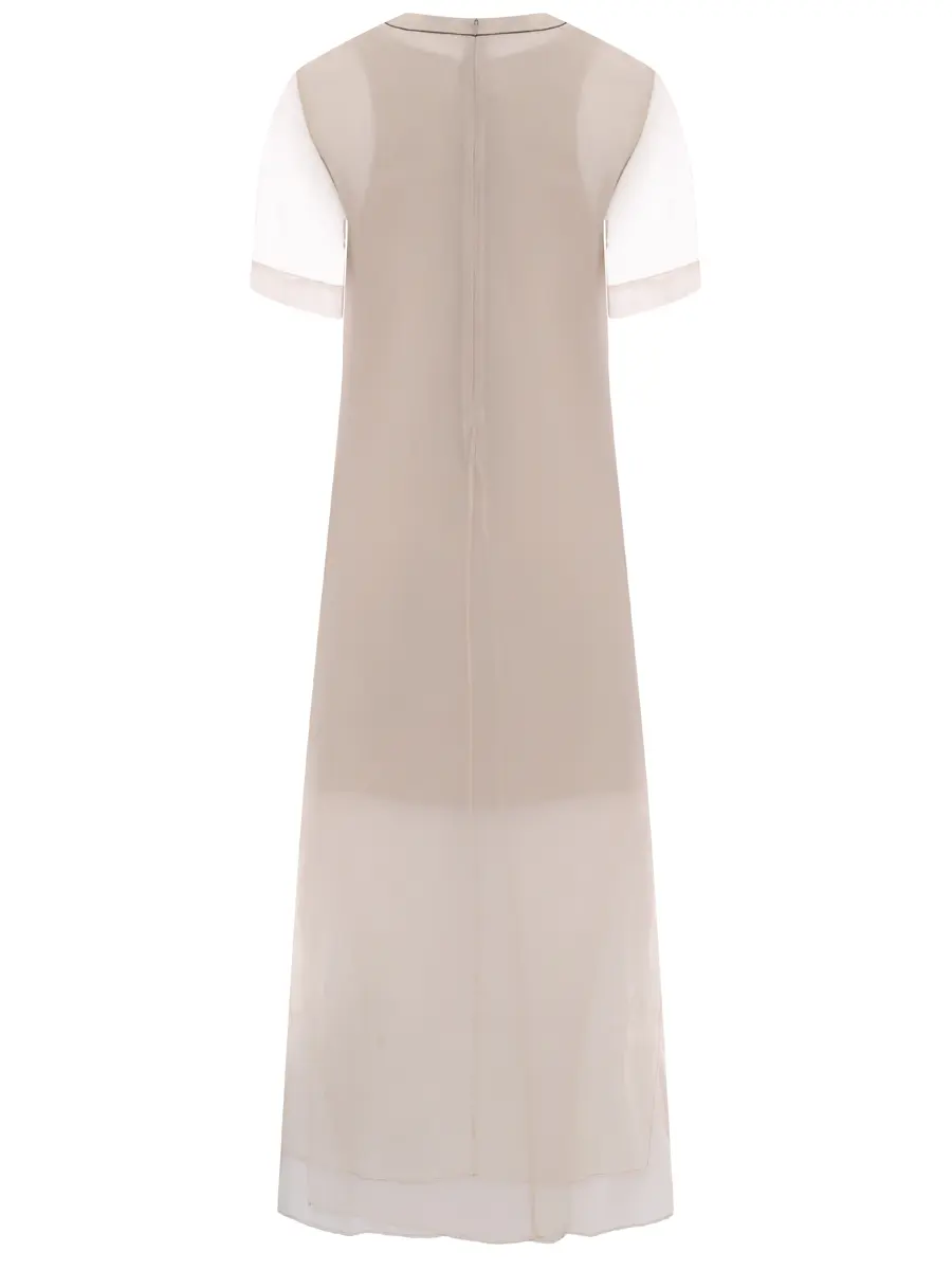 Платье шелковое