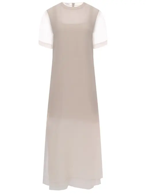 Платье шелковое BRUNELLO CUCINELLI