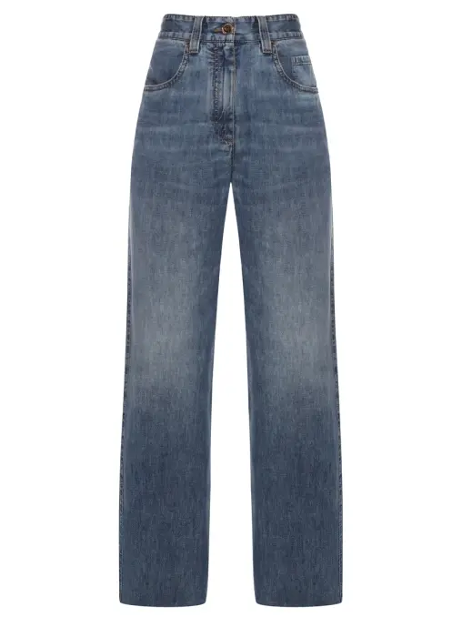 Джинсы хлопковые BRUNELLO CUCINELLI