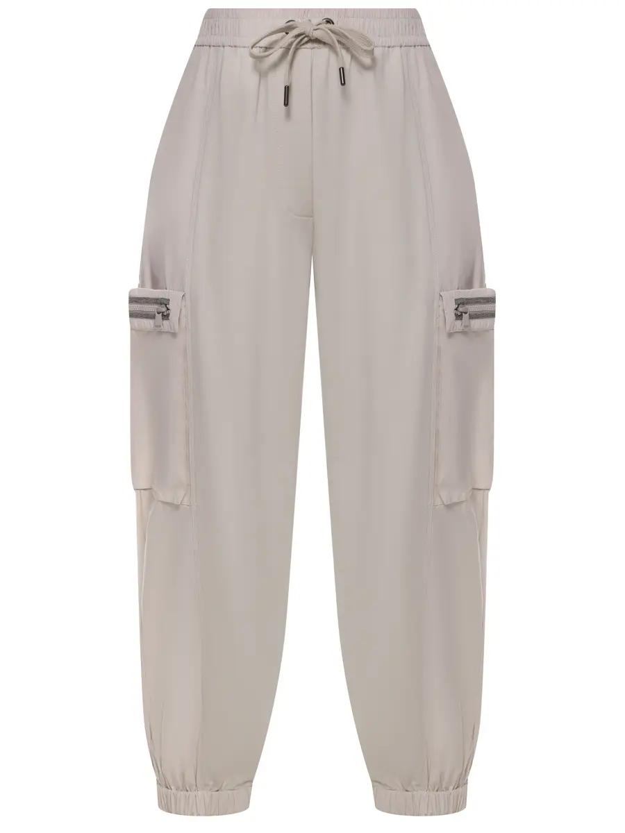 Брюки-карго хлопковые