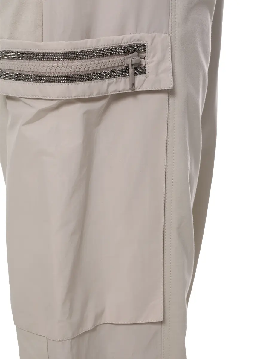 Брюки-карго хлопковые