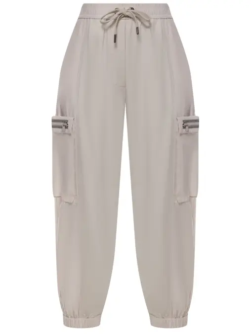 Брюки-карго хлопковые BRUNELLO CUCINELLI