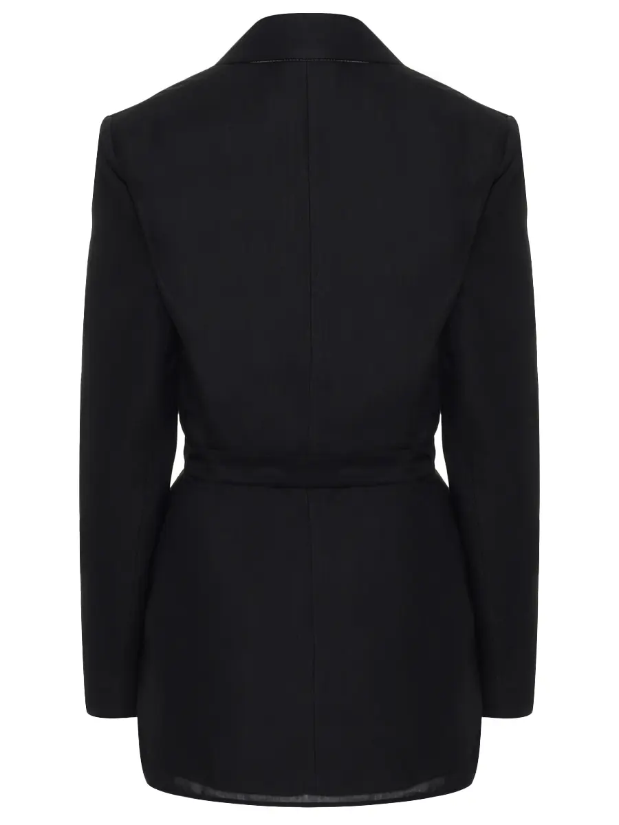 Жакет из вискозы и льна