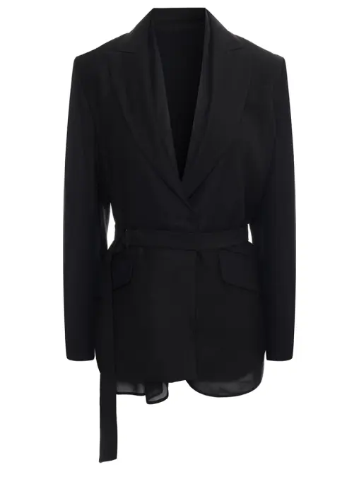 Жакет из вискозы и льна BRUNELLO CUCINELLI