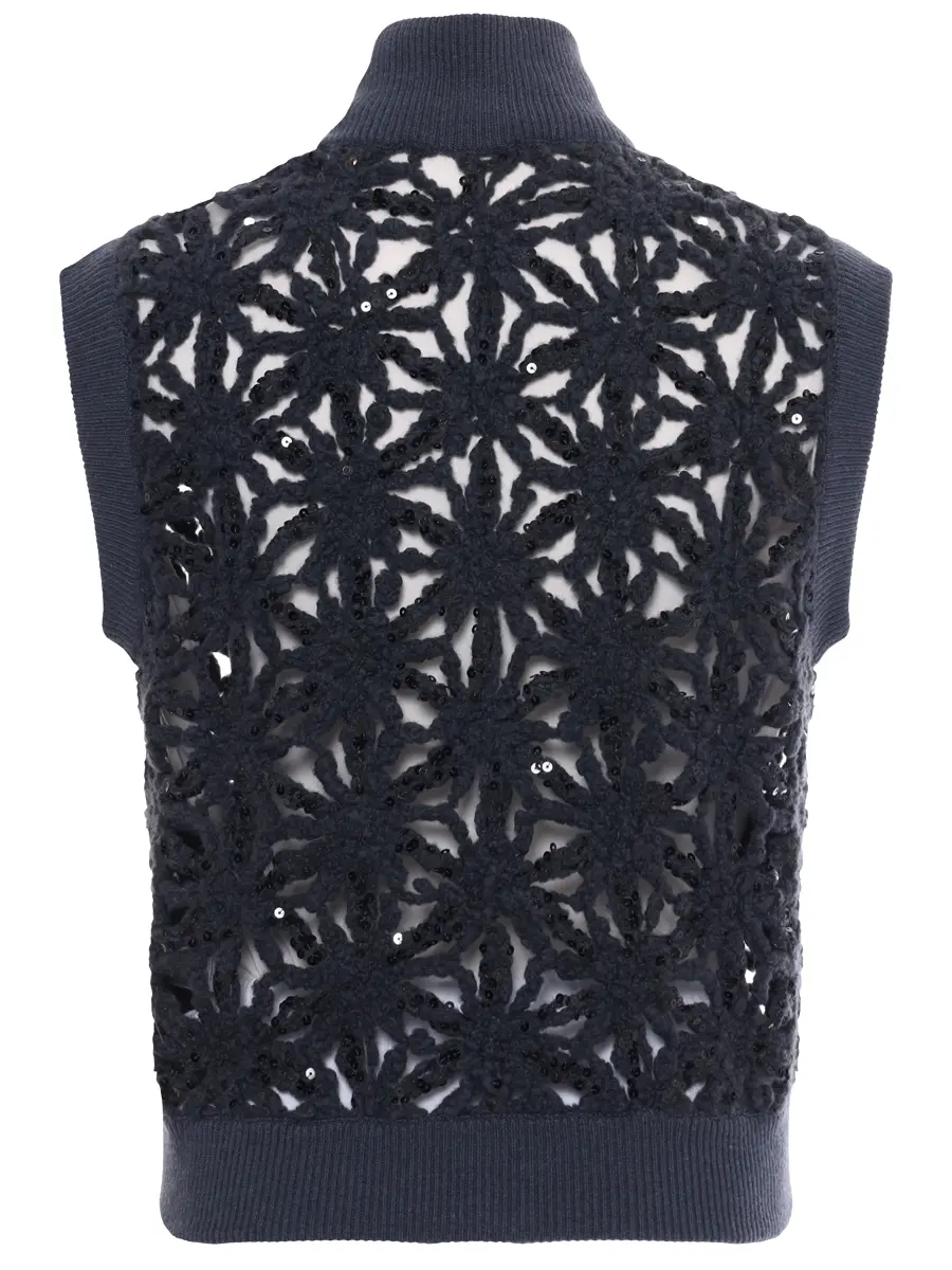 Жилет шерстяной