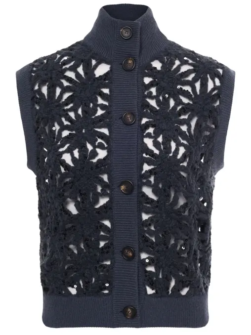 Жилет шерстяной BRUNELLO CUCINELLI