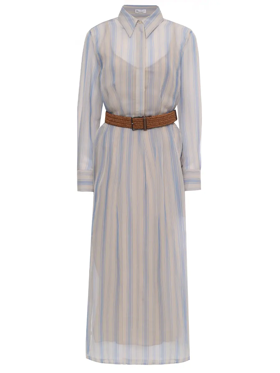 Платье шелковое