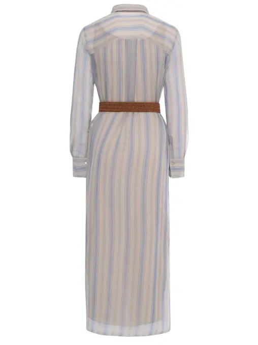 Платье шелковое BRUNELLO CUCINELLI