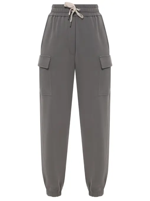 Брюки-карго хлопковые BRUNELLO CUCINELLI