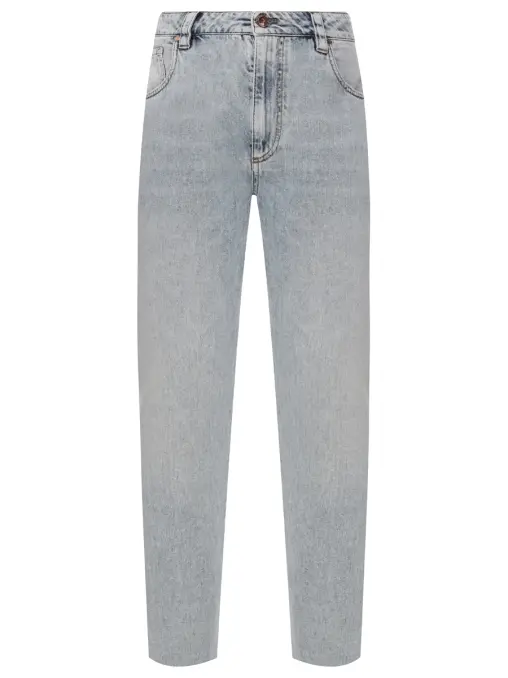 Джинсы хлопковые BRUNELLO CUCINELLI