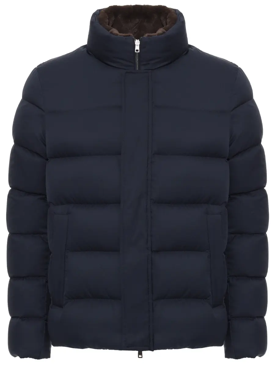 Пуховик стеганый