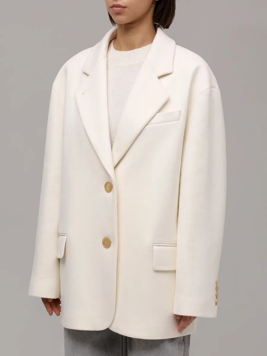 Пальто шерстяное