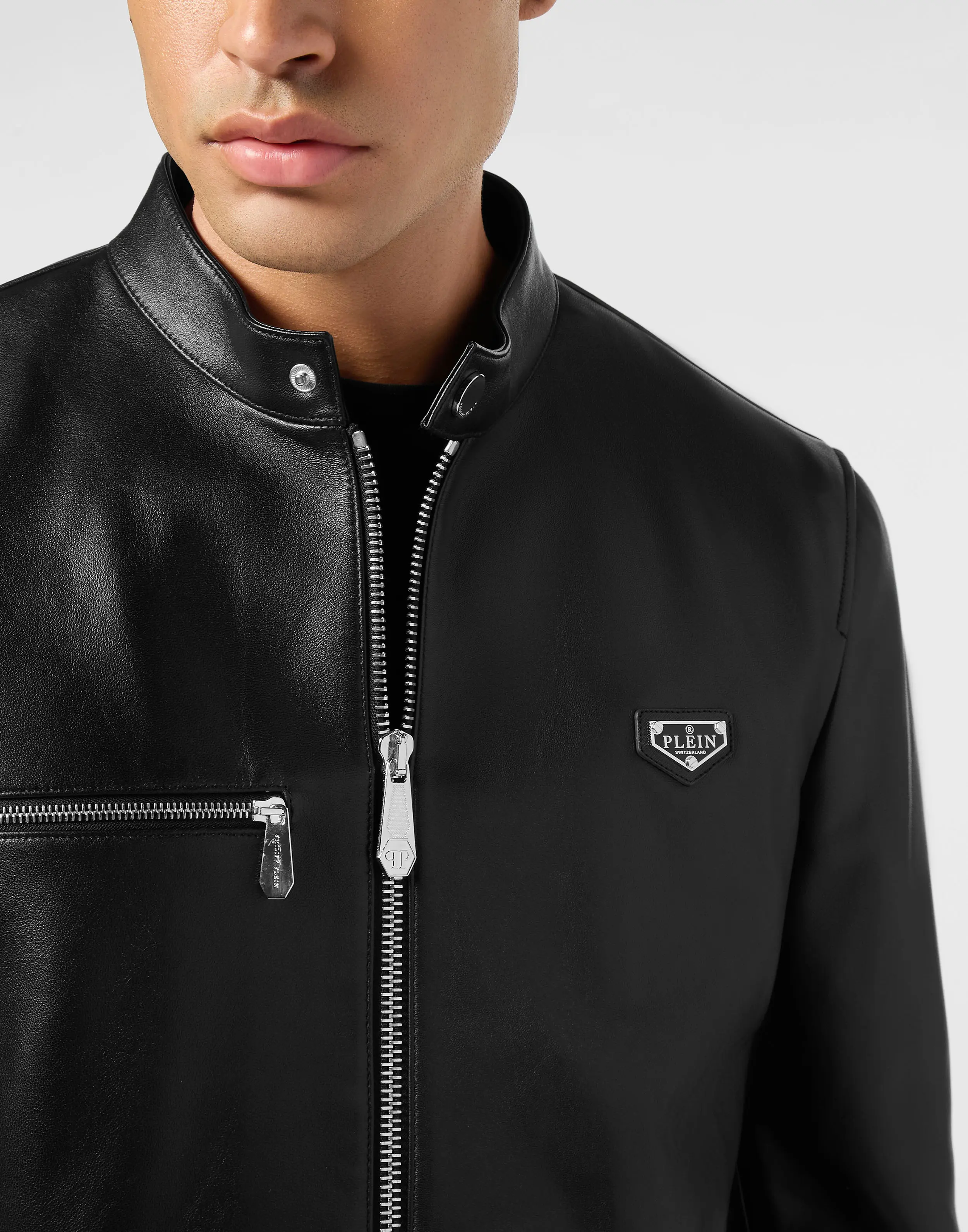 Кожаная куртка PHILIPP PLEIN