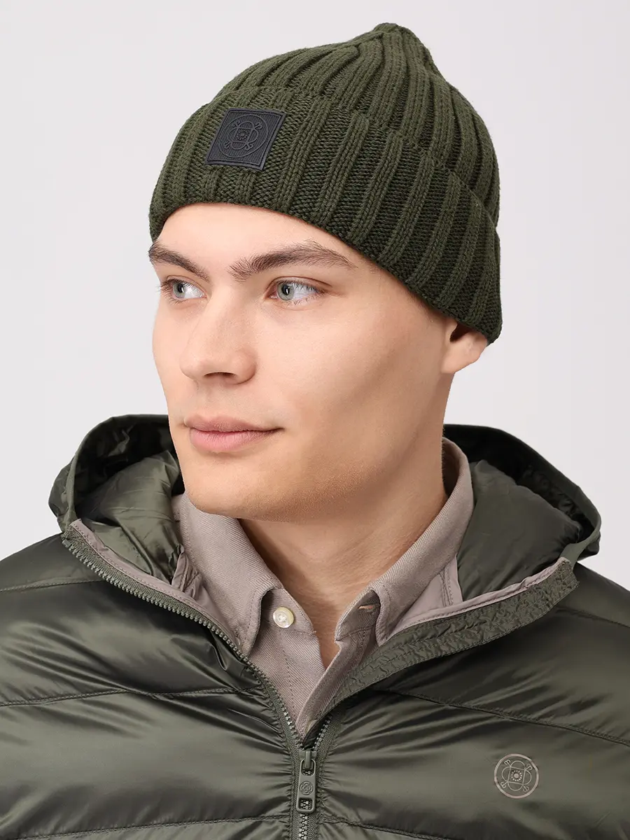 Шапка из хлопка и модала